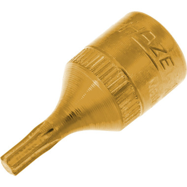 HAZET Tournevis clé à douille insert TORX® - carré creux 6,3 mm (1/4 pouce) - profil TORX® intérieur - T15 mm 8502-T15