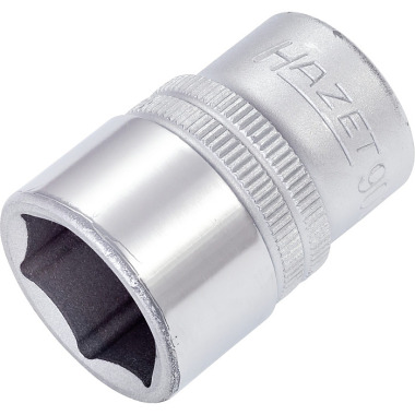 HAZET Insert de clé à douille (hexagonal) - carré 12,5 mm (1/2 pouce) - profil de traction hexagonal externe - 19 mm 900-19