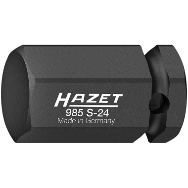 HAZET Tournevis à percussion, douille de tournevis, carré 12,5 mm (1/2 pouce) - profil hexagonal interne - 24 985S-24