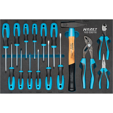 HAZET Assortiment d’outils - nombre d’outils : 16 163-330/16