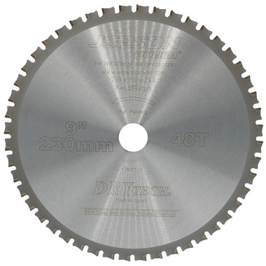 Jepson Power Drytech® HM-Sägeblatt ø 230 mm / 48Z für Stahl 72123048