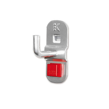 KAPPES ®RasterPlan/ABAX® tool holder vertical hook end length 35 mm Aluminium colours 3340.00.5501