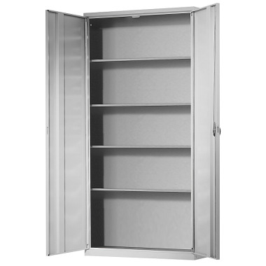 KAPPES Organiser cabinet with doors model 40 1950 x 950 x 400 mm RAL 7035. 4 shelves galvanised. 1004.01.1013