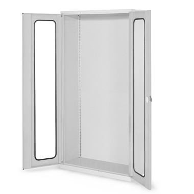 KAPPES System enclosure Empty enclosure Series 400 RAL 7035 H1950 x W1000 x D410 mm window doors. 1250.00.5013