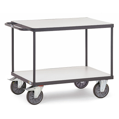 fetra Chariot de table ESD avec surface de chargement 850 x 500 mm 9400