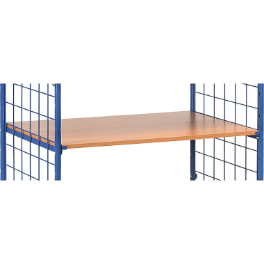 fetra Plancher pour chariot à étagères 1000 x 700 - accessoires - avec 1 paire d’angles de support E8102ETAW