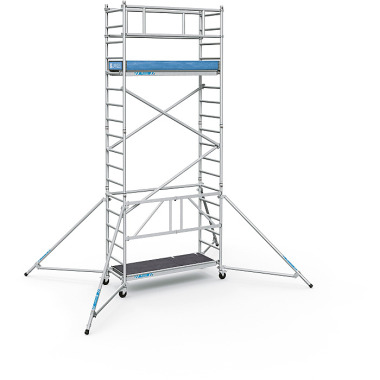 Zarges PaxTower 1T - Echafaudage pliant, hauteur de travail 5,55 m 53514