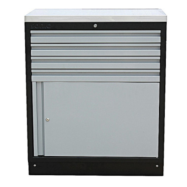 Sonic Armoire MSS 845mm avec porte avec plan de travail en acier inoxydable 4731710