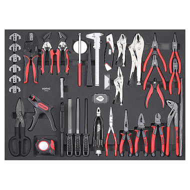 Sonic SFS, pliers set, 63 pieces. (aviation) 606301