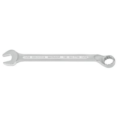 MATADOR Combination Spanners, DIN 3113 B 11/16 AF 0190 8009