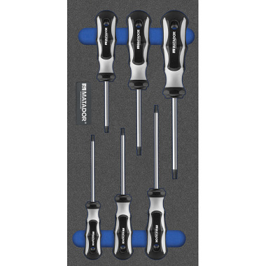 MATADOR MTS R: Screwdrivers TORX, 6 pcs 1/3: 390x190mm 8164 1620