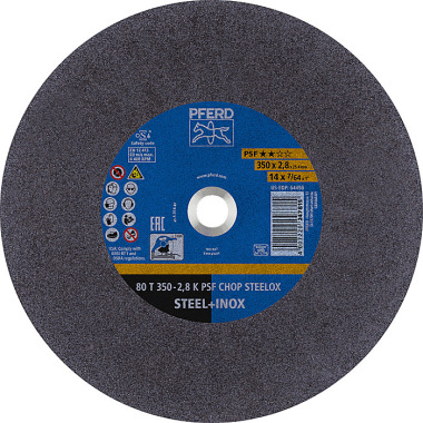 PFERD CHOPSAW static cutting discs 80 T 350-2.8 K PSF CHOP STEELOX/25.4 (5) 69690001