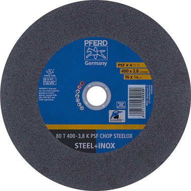 PFERD CHOPSAW static cutting discs 80 T 400-3.8 K PSF CHOP STEELOX/25.4 (5) 69690002