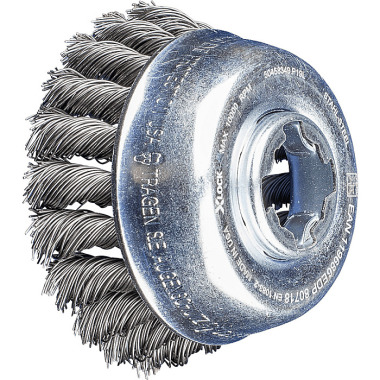 PFERD Brosse boisseau filetée, nouée POS TBG 80/X-LOCK ST 0,50 43306036