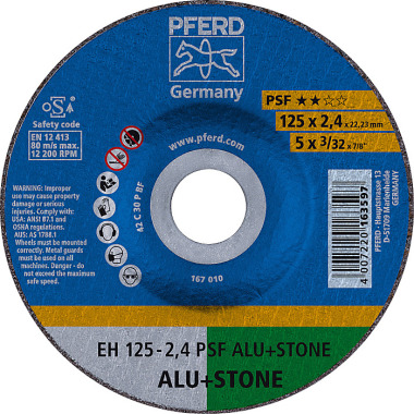 PFERD Disque à tronçonner EH 125-2.4 PSF ALU+STONE 61820222