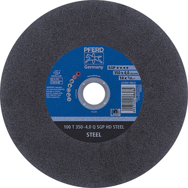 PFERD Disque à tronçonner HEAVY DUTY 100 T 350-4.0 Q SGP HD STEEL/25.4 66323625