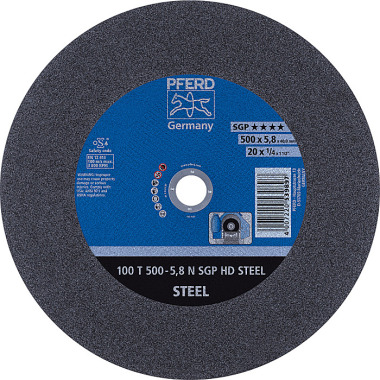 PFERD Disque à tronçonner HEAVY DUTY 100 T 500-5.8 Q SGP HD STEEL/40.0 66325140