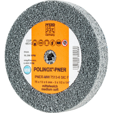 PFERD Meule compacte POLINOX PNER-MW 7513-6 SiC F 44691447