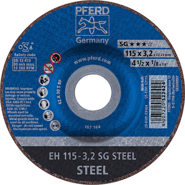 PFERD Disque à tronçonner EH 115-3.2 SG STEEL 61340132