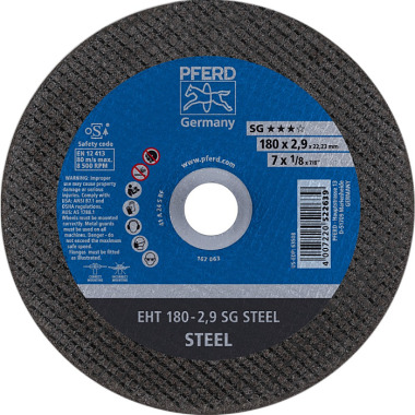 PFERD Disque à tronçonner EHT 180-2.9 SG STEEL 61326322