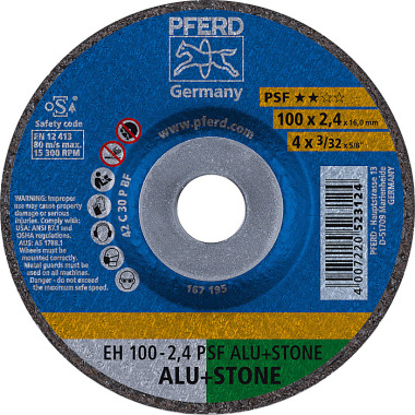 PFERD Disque à tronçonner EH 100-2.4 PSF ALU+STONE/16.0 61839116