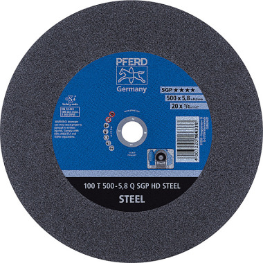 PFERD Disque à tronçonner HEAVY DUTY 100 T 500-5.8 N SGP HD STEEL/40.0 66325205