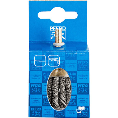 PFERD Brosse terminale avec tige, nouée POS PBG 3028/6 ST 0,50 43706007