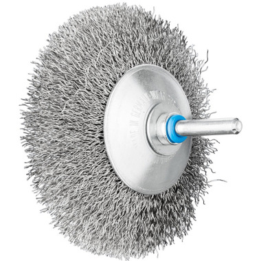 PFERD Brosse biseautée avec tige, sans nœuds KBU 9510/6 INOX 0.30 43312503