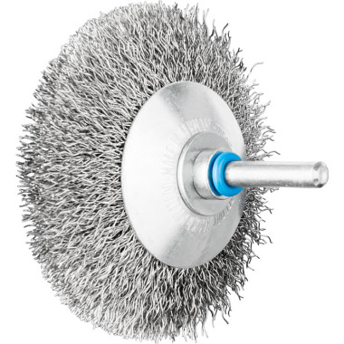 PFERD Brosse biseautée avec tige, sans nœuds KBU 8010/6 INOX 0.30 43220082