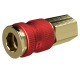 Riegler Raccord rapide incomparable NW 7.8, G 3/8 IT, rouge 137561