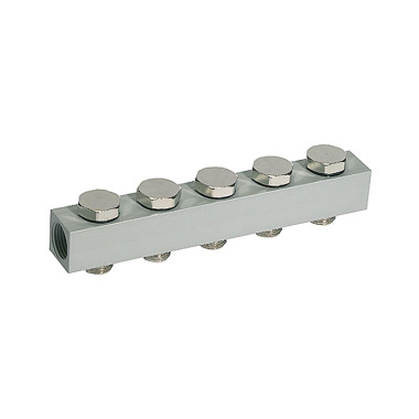 Riegler Barrette d’alimentation pour distributeurs, avec 5 positions de distributeur, G 1/8 106613