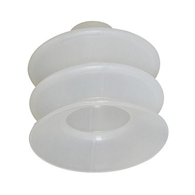 Riegler Ventouse à soufflet, ronde 2,5 plis, matériau silicone, ”FG”, Ø 12 mm 108527