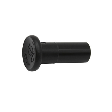 Riegler Bouchon d’étanchéité POM, douille 15 mm, couleur noir 110354