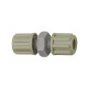 Riegler Raccord de tuyau droit, pour tuyau 6/8 mm, SW 19, PA 110829