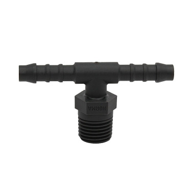 Riegler Raccord à vis en T, R 3/8 a., pour tuyau LW 10 mm, SW 17, PA 6 110969