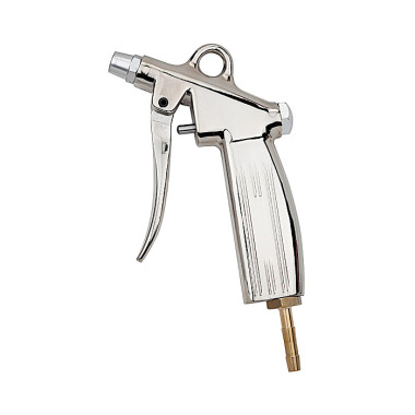 Riegler Pistolet de soufflage, buse d’amortissement, fonte d’aluminium nickelée, douille LW 13 114326