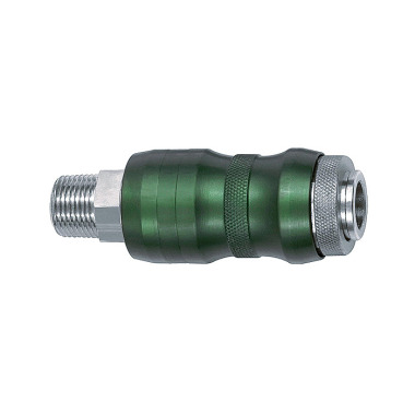 Riegler Raccord de sécurité NW7,8, Bi-Tec, MS vern., R 1/4 AG, 2050 l/min 134074