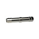 Riegler Embout double pour tuyau LW 9 mm, laiton nickelé. 136546