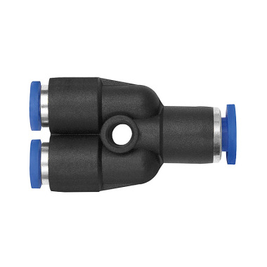 Riegler Raccord en Y »Blue Series« mini, rouge, tuyau Ø extérieur 6/4 148886