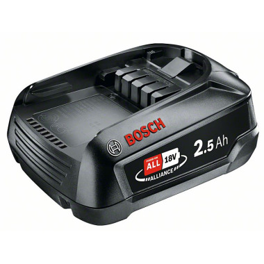 Bosch Akkupack 18 Volt Lithium-Ionen PBA 18 Volt, 2.5 Ah W-B, Systemzubehör 1600A005B0