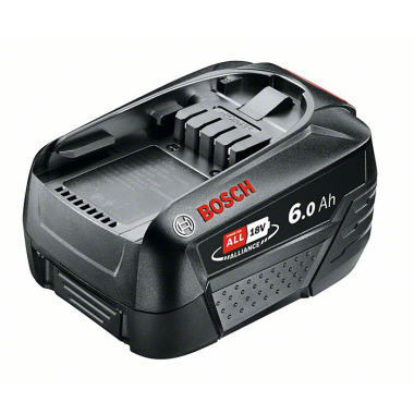 Bosch Akkupack 18 Volt Lithium-Ionen PBA 18 Volt, 6.0 Ah W-C, Systemzubehör 1600A00DD7