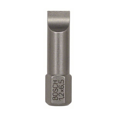 Bosch Schrauberbit Extra-Hart S 1,2 x 6,5, 25 mm, 25er-Pack 2607001467