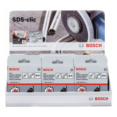 Bosch Schnellspannmutter SDS clic, 15 Stück 2607019033