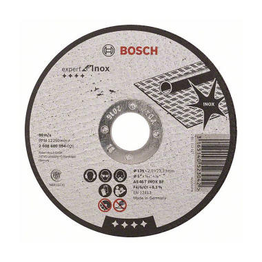 Bosch Trennscheibe gerade Expert for Inox AS 46 T INOX BF, 125 mm, 2 mm 2608600094