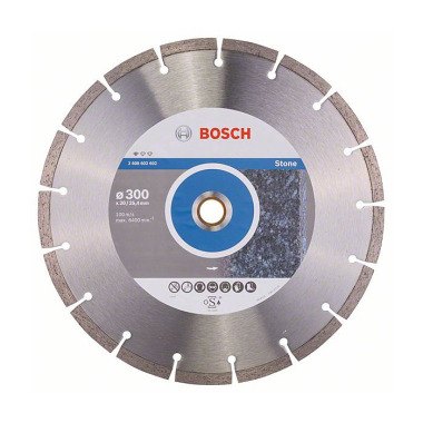 Bosch Diamanttrennscheibe Standard for Stone, 300 x 20,00/25,40 x 3,1 x 10 mm 2608602602