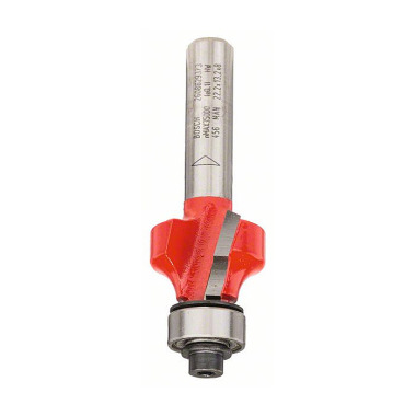 Bosch Abrundfräser Expert for Wood, 8 mm, D 22,2 mm, R1 4,8 mm, L 13,2 mm, G 54,9 mm 2608629373