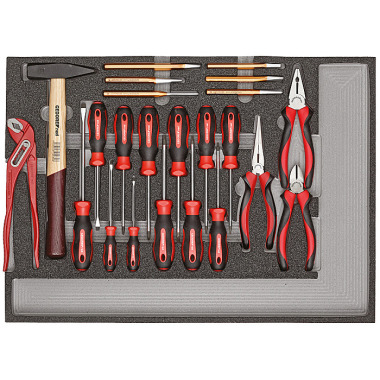 GEDORE red Jeu d’outils pour vis BASIS 3/3 module CT 23pcs. R22350005