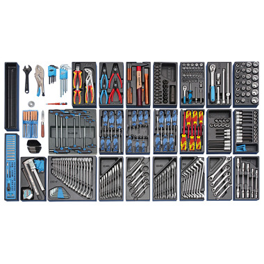 GEDORE Chariot à outils avec assortiment d’outils de 325 pces 1500 ES-03-2004