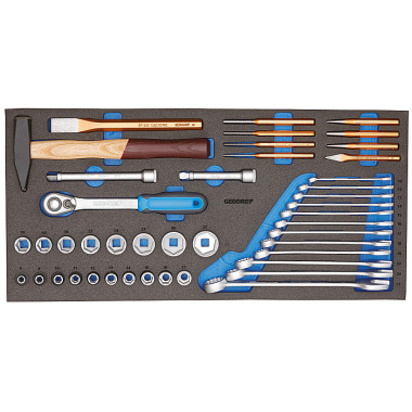 GEDORE Assortiment d’outils dans le module CT 43 pcs. 1110 CTB3-01