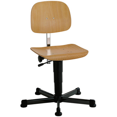 KLW Industrial swivel chair with glides 10/9435-3000